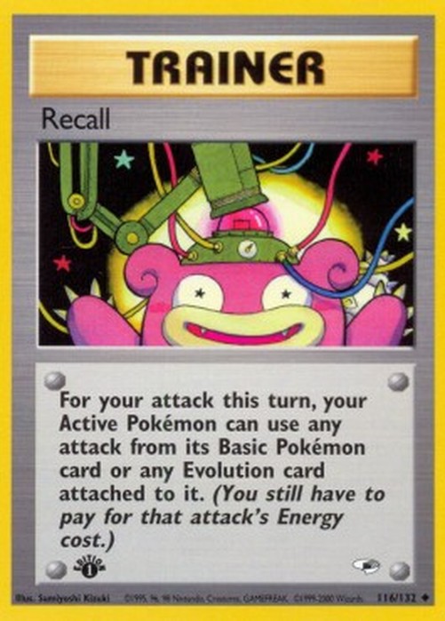 Pokemon Recall (GH 116)