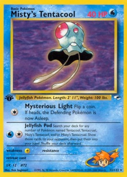Pokemon Misty's Tentacool (GH 32)
