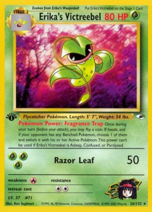 Pokemon Erika's Victreebel  (GH 26)