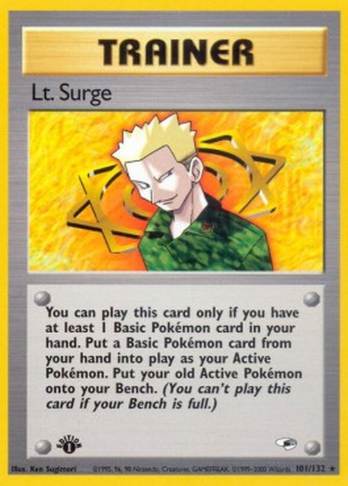 Pokemon Lt. Surge (GH 101)