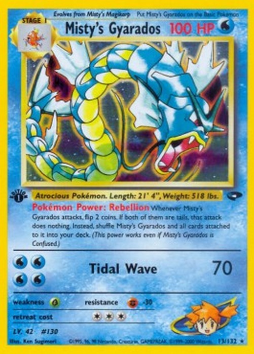 Pokemon Misty's Gyarados (GC 13)