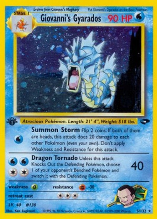 Pokemon Giovanni's Gyarados (GC 5)