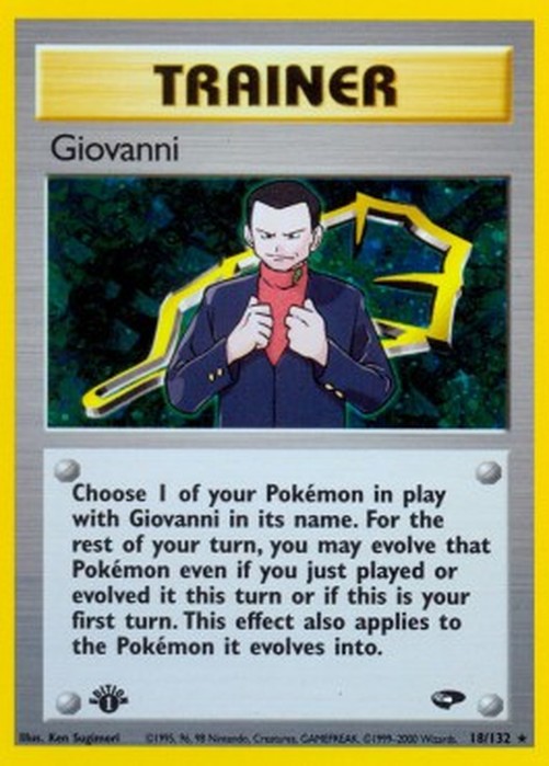 Pokemon Giovanni (GC 18)