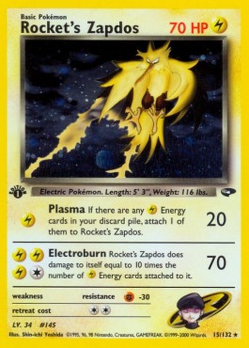 Pokemon Rocket's Zapdos  (GC 15)