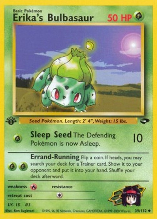 Pokemon Erika's Bulbasaur  (GC 39)