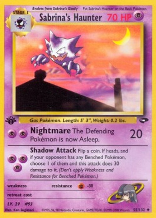 Pokemon Sabrina's Haunter  (GC 55)