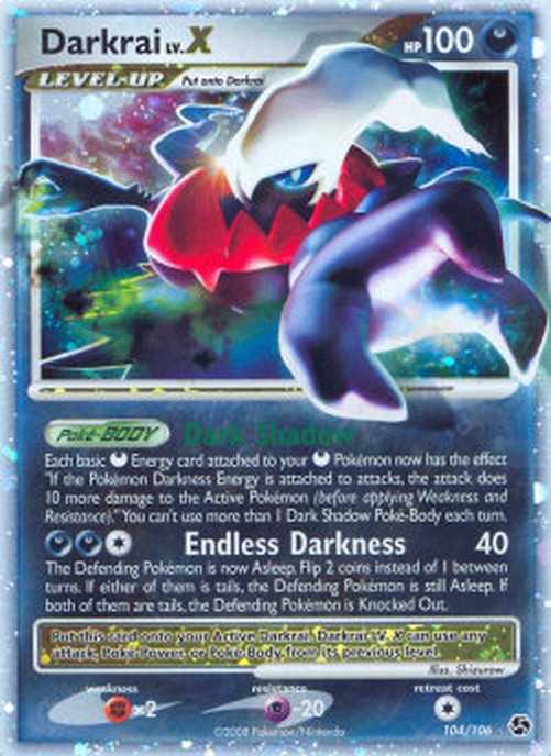 Pokemon Darkrai LV.X  (GE 104)