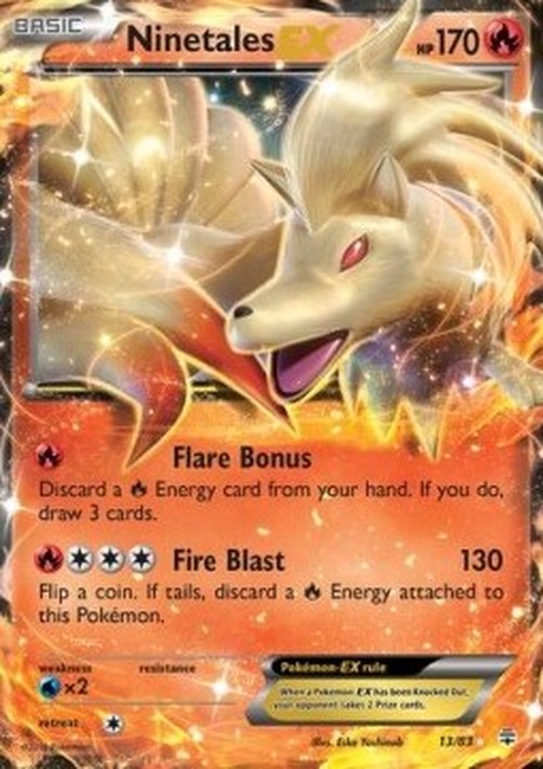 Pokemon Ninetales EX (GEN 13)