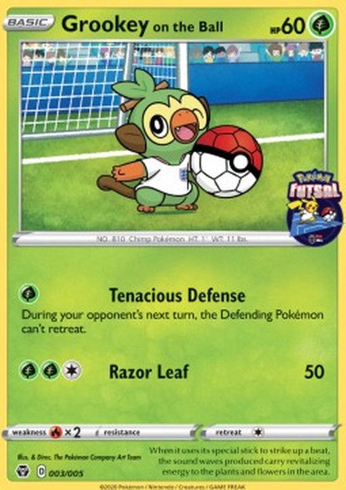 Pokemon Grookey on the Ball  (FUT20 003)