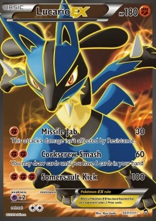 Pokemon Lucario EX (FFI 107)
