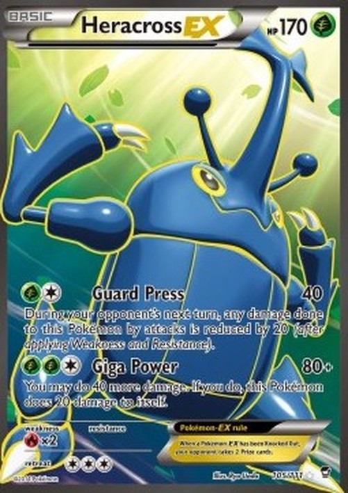 Pokemon Heracross EX (FFI 105)