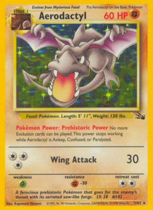 Pokemon Aerodactyl (FO 1)