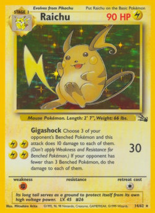 Pokemon Raichu (FO 14)