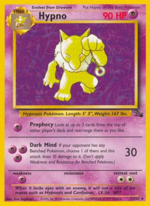 Pokemon Hypno  (FO 23)