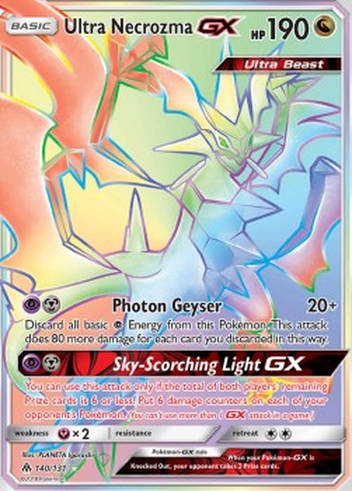Pokemon Ultra Necrozma GX  (FLI 140)
