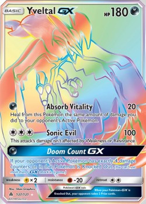 Pokemon Yveltal GX (FLI 137)