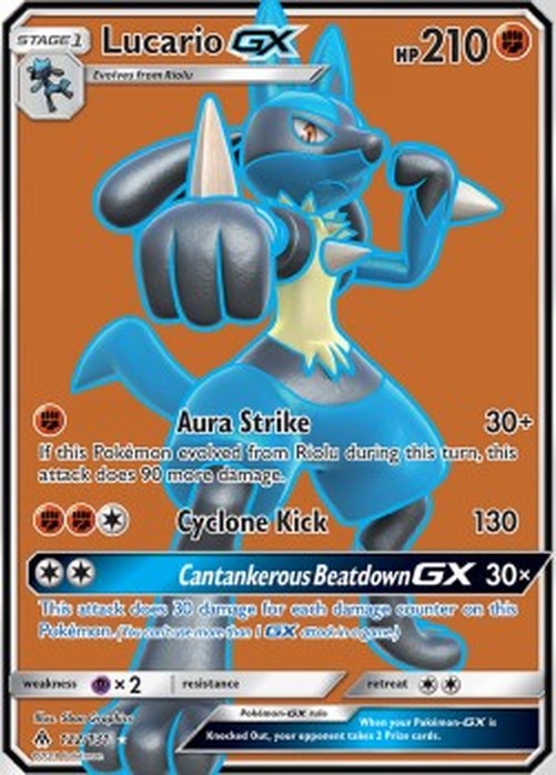Pokemon Lucario GX (FLI 122)