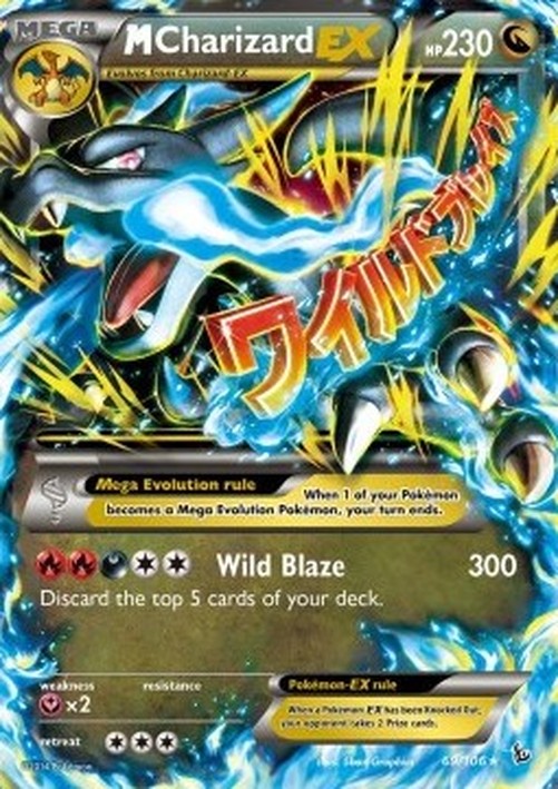 Pokemon MCharizard EX  (FLF 69)