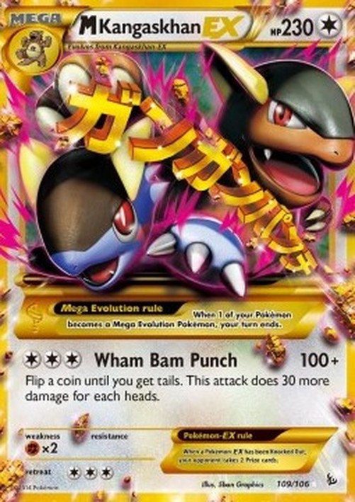 Pokemon MKangaskhan EX  (FLF 109)