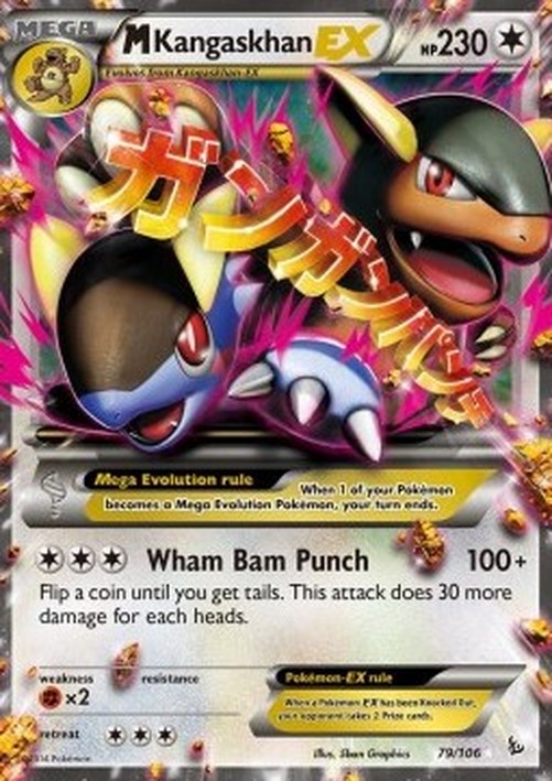 Pokemon MKangaskhan EX  (FLF 79)