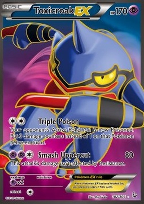 Pokemon Toxicroak EX (FLF 102)