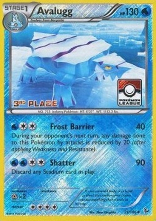 Pokemon Avalugg (FLF 31)