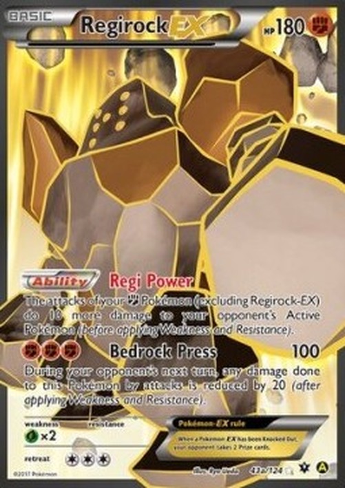 Pokemon Regirock EX  (FCO 43a)