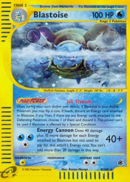 Pokemon Blastoise  (EX 4)