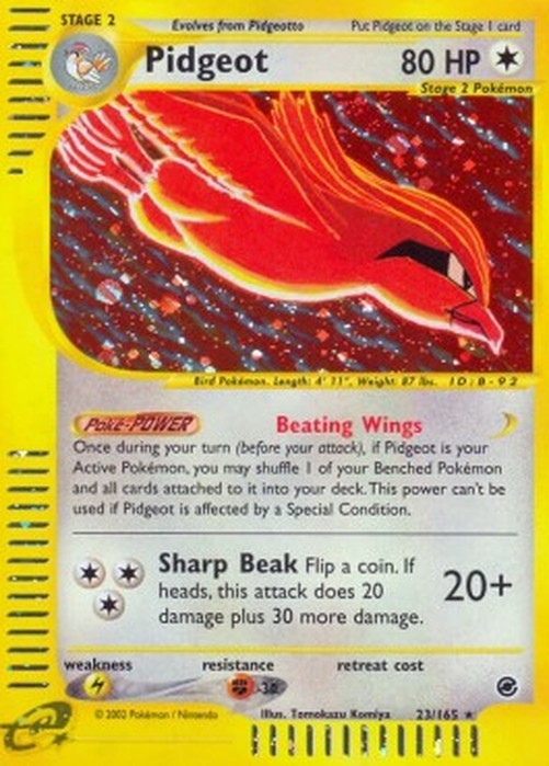 Pokemon Pidgeot  (EX 23)
