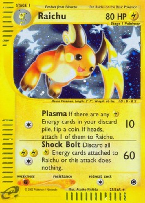Pokemon Raichu  (EX 25)