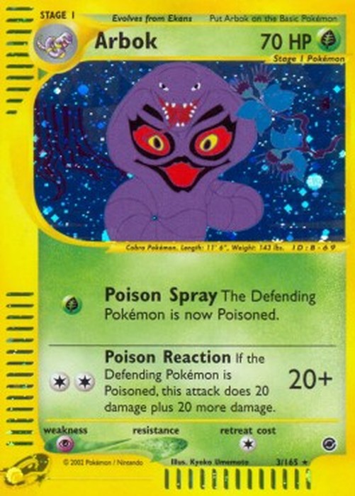 Pokemon Arbok  (EX 3)