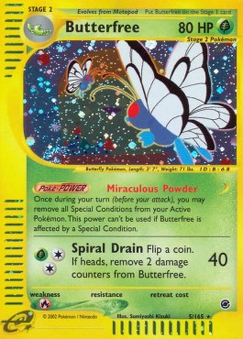 Pokemon Butterfree  (EX 5)