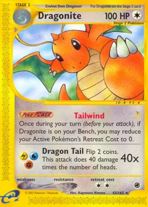 Pokemon Dragonite (EX 43)