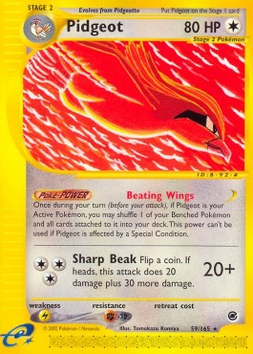 Pokemon Pidgeot  (EX 59)