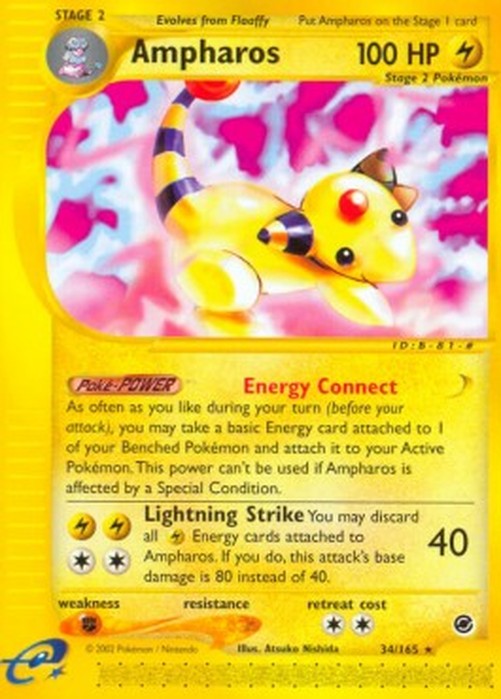Pokemon Ampharos (EX 34)