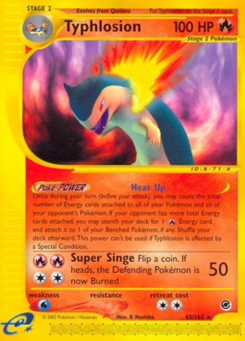 Pokemon Typhlosion (EX 65)