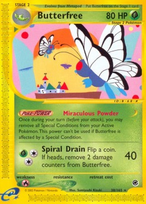Pokemon Butterfree  (EX 38)
