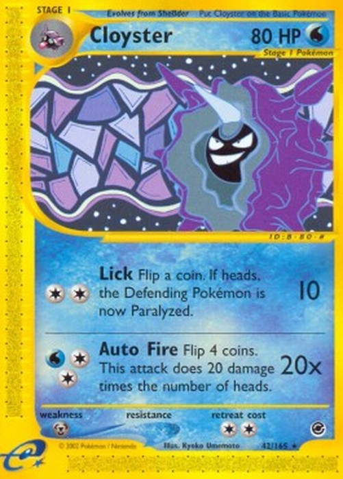 Pokemon Cloyster  (EX 42)