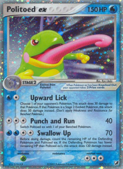 Pokemon Politoed ex (UF 107)