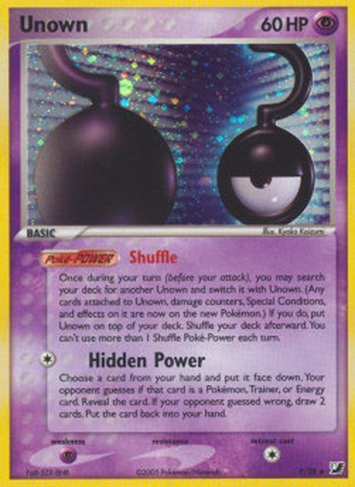 Pokemon Unown [?]  (UF QM-28)
