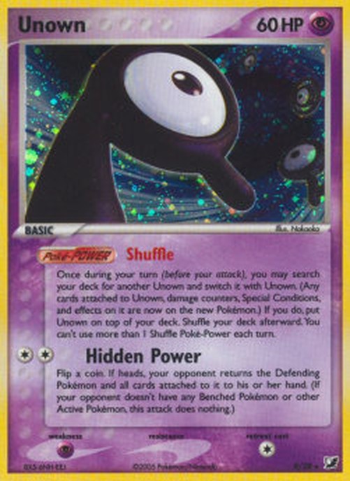 Pokemon Unown [R]  (UF R-28)