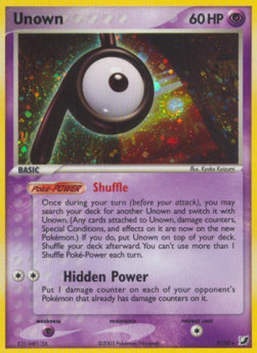 Pokemon Unown [P]  (UF P-28)