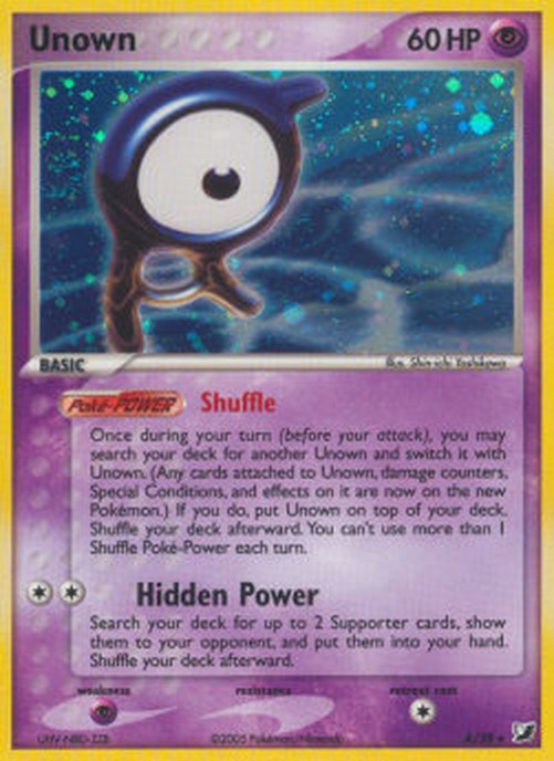 Pokemon Unown [A]  (UF A-28)