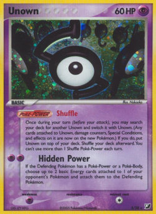 Pokemon Unown [S]  (UF S-28)