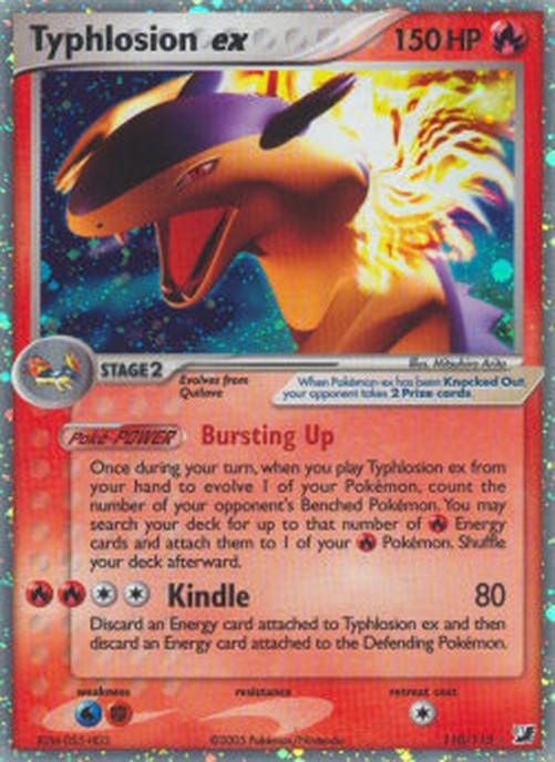 Pokemon Typhlosion ex  (UF 110)