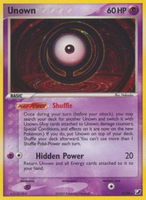 Pokemon Unown [O]  (UF O-28)