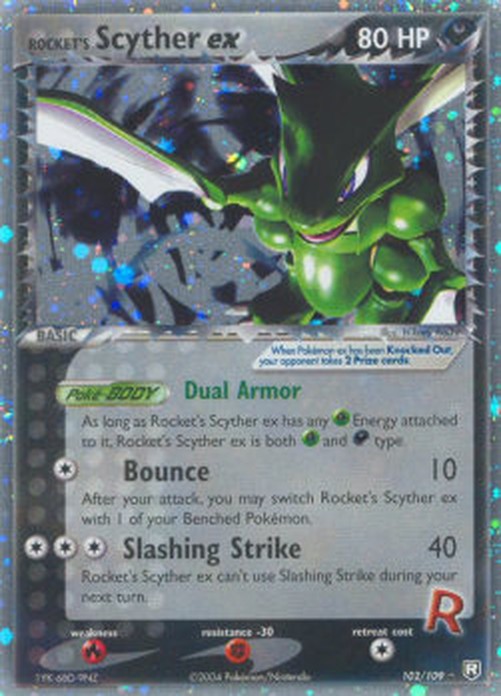 Pokemon Rocket's Scyther ex  (TRR 102)