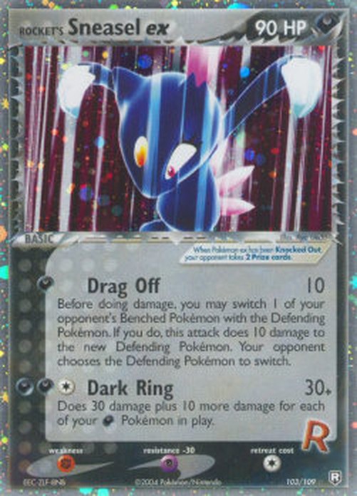 Pokemon Rocket's Sneasel ex  (TRR 103)