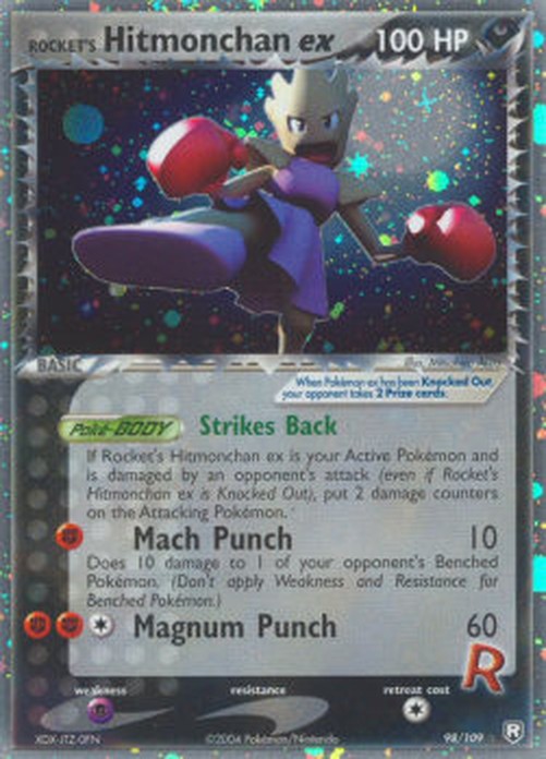 Pokemon Rocket's Hitmonchan ex  (TRR 98)