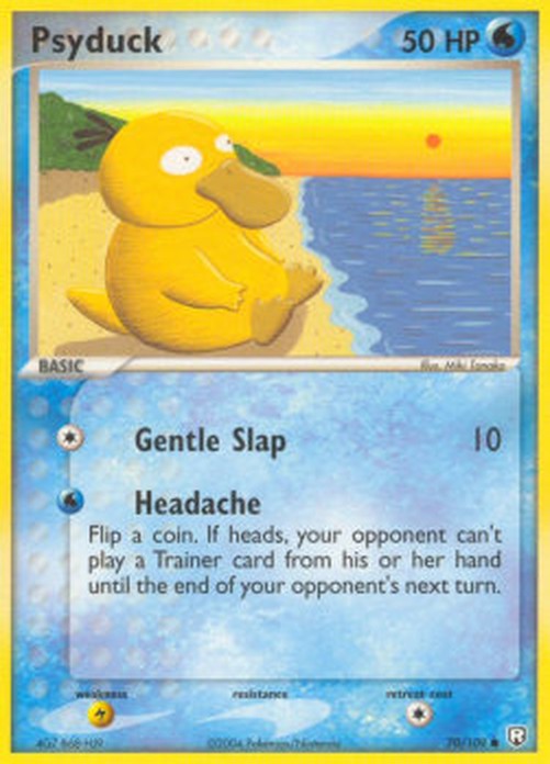 Pokemon Psyduck  (TRR 70)